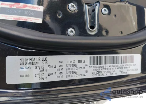 2015 Ram 1500 Lone Star from USA, damaged, VIN 1C6RR6LT5FS709369